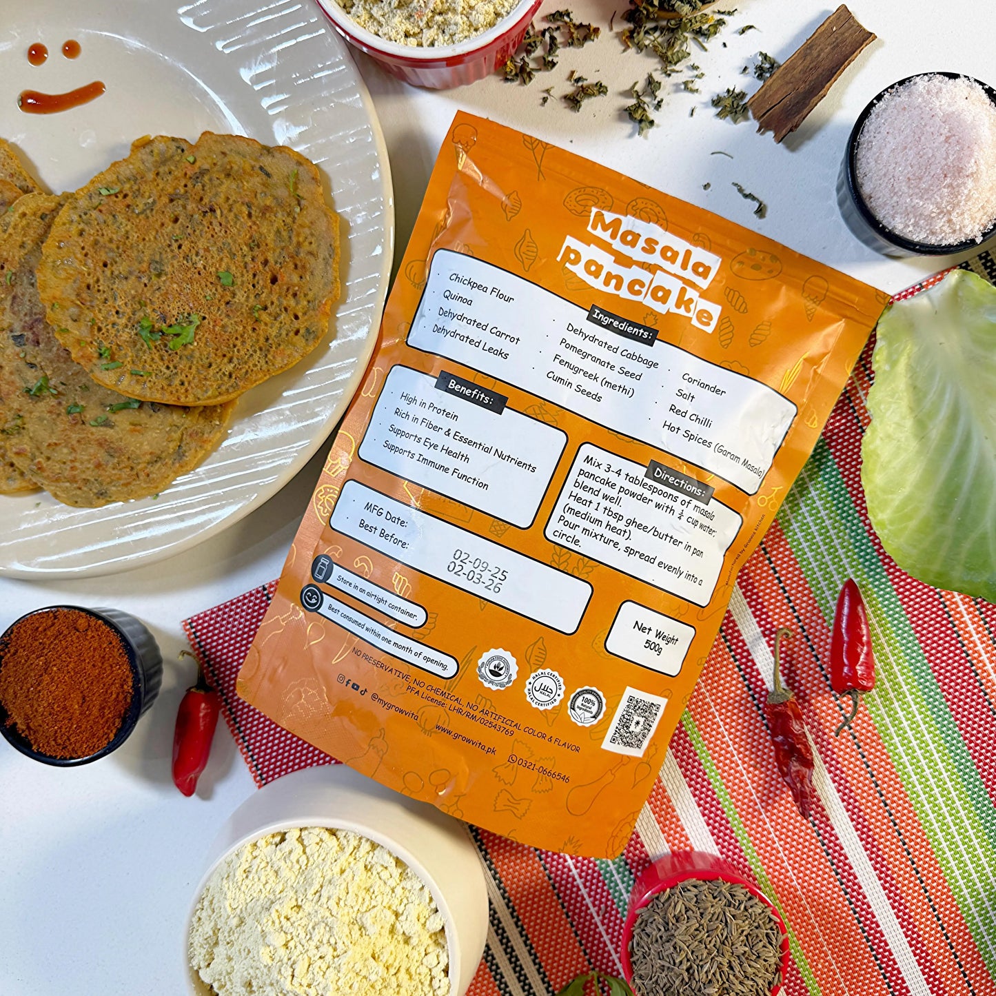 Masala Pancakes