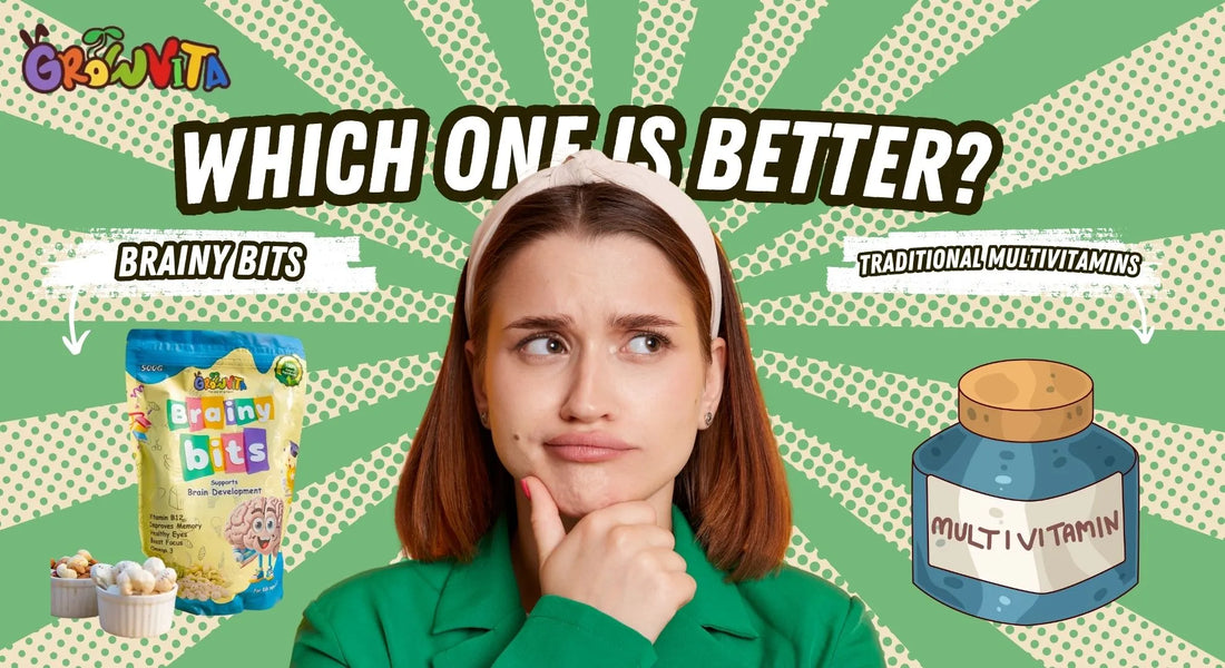 Brainy Bits vs Traditional Multivitamins: Which Is Better for Kids?