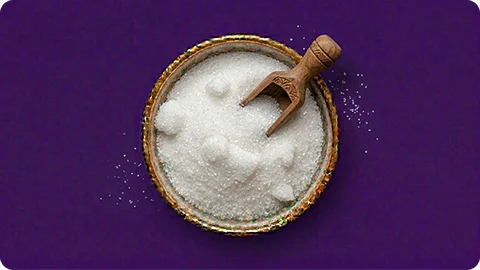 A touch of sugar